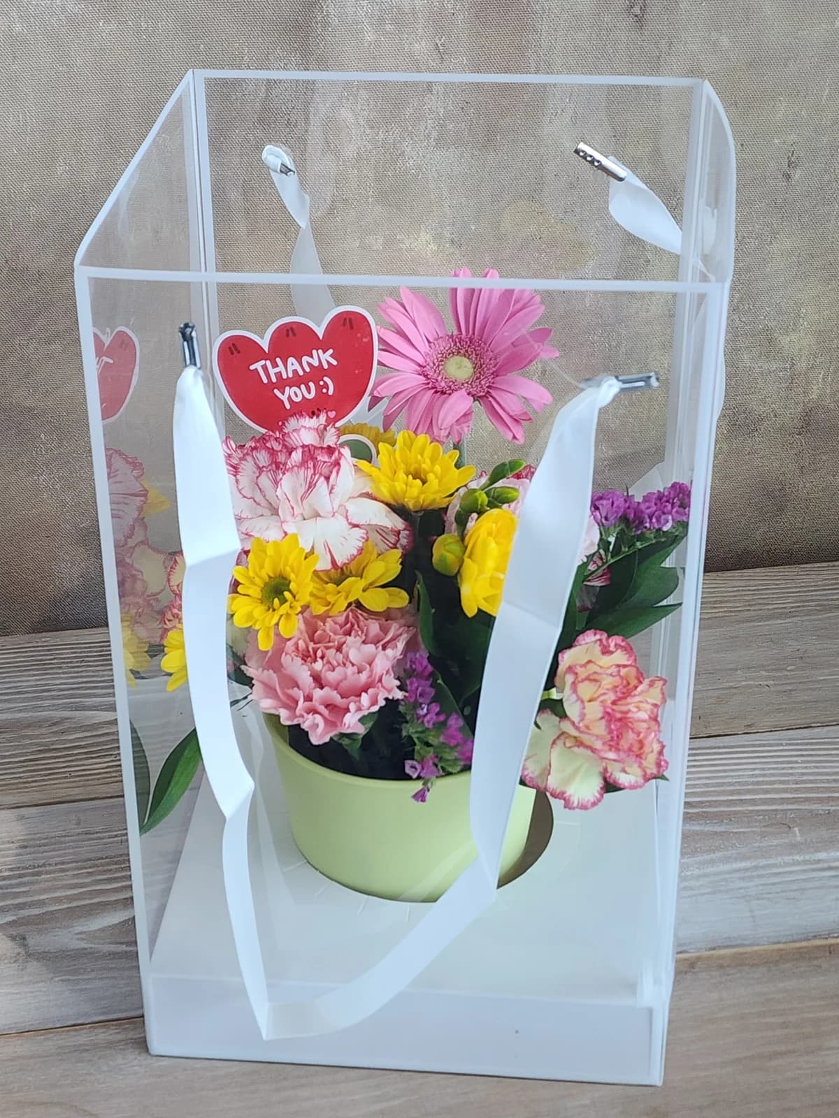 투명 손잡이 상자 6